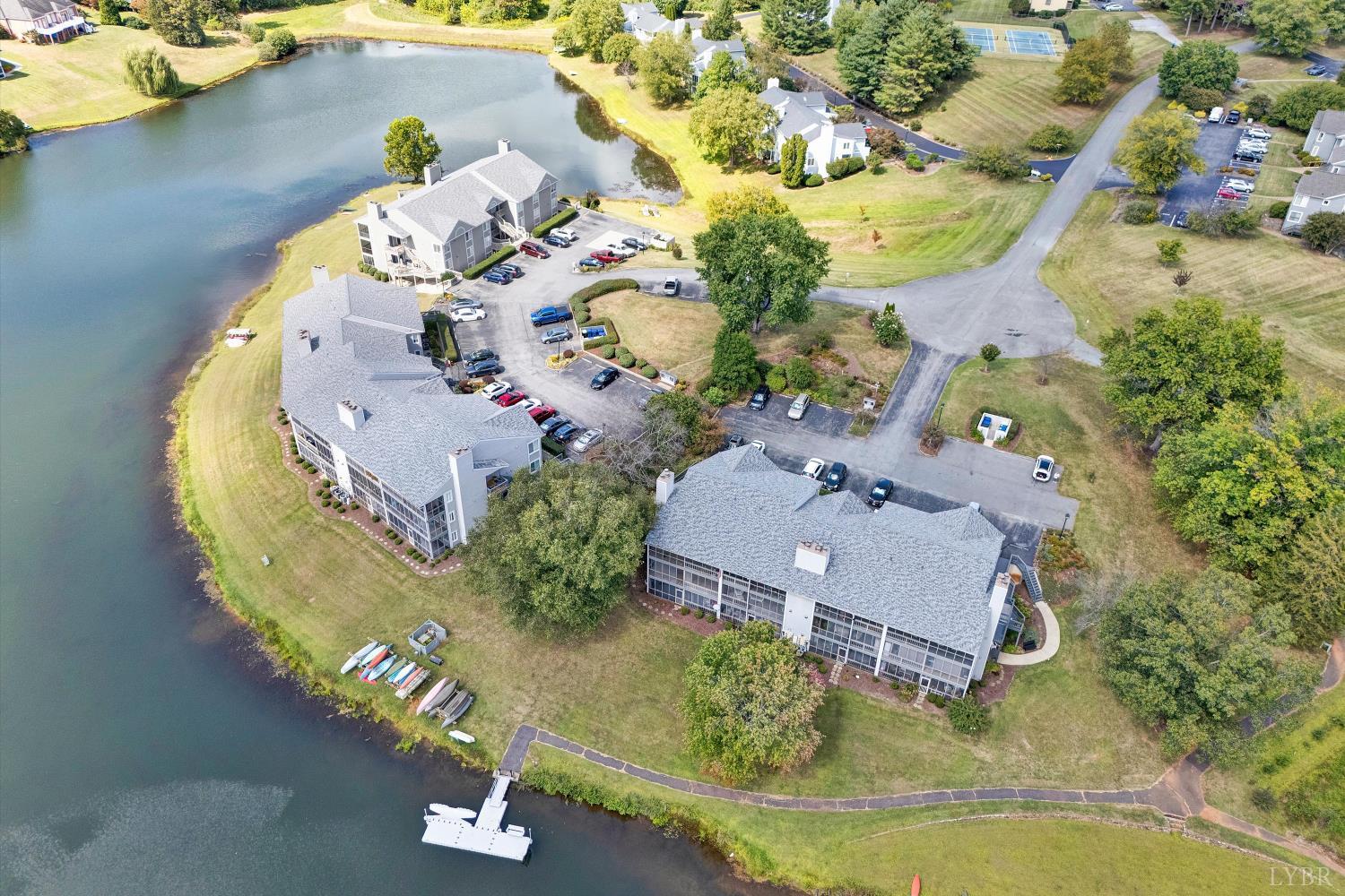 3114 Spinnaker Point Forest, VA 24551 - Photo 39 of 47 an aerial view of a house with a swimming pool