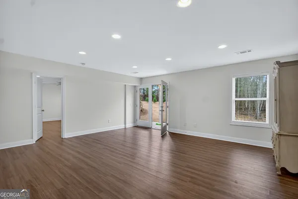 a view of an empty room