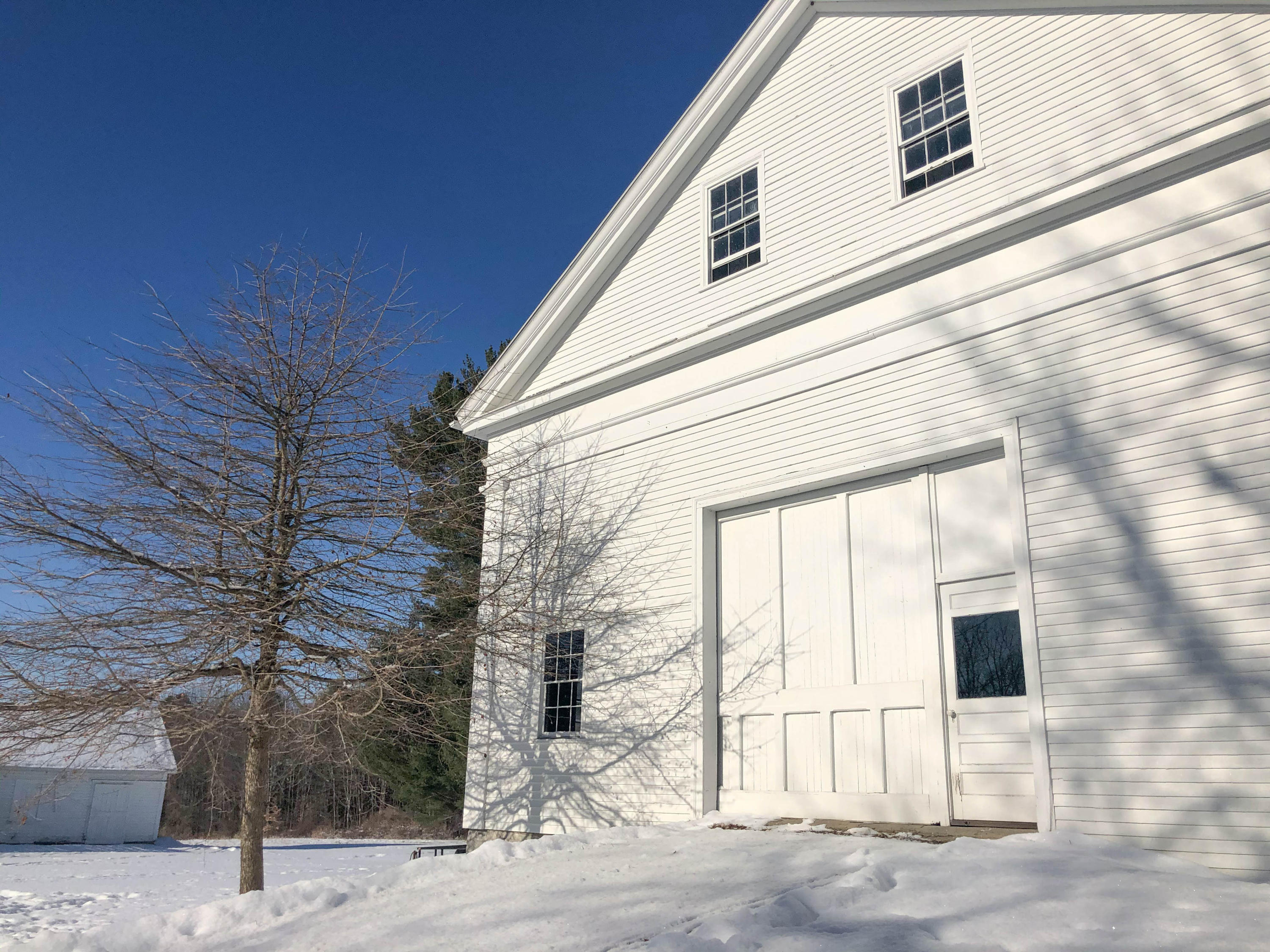 337 Intervale Road New Gloucester, ME 04260 - Photo 3 of 86 detail of barn with tree (1 of 1)
