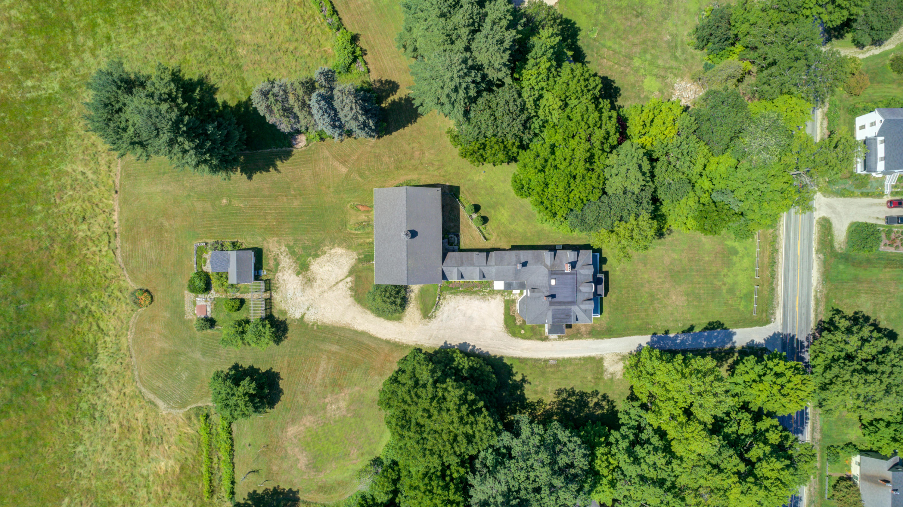 337 Intervale Road New Gloucester, ME 04260 - Photo 70 of 86 Aerial of Entire Property