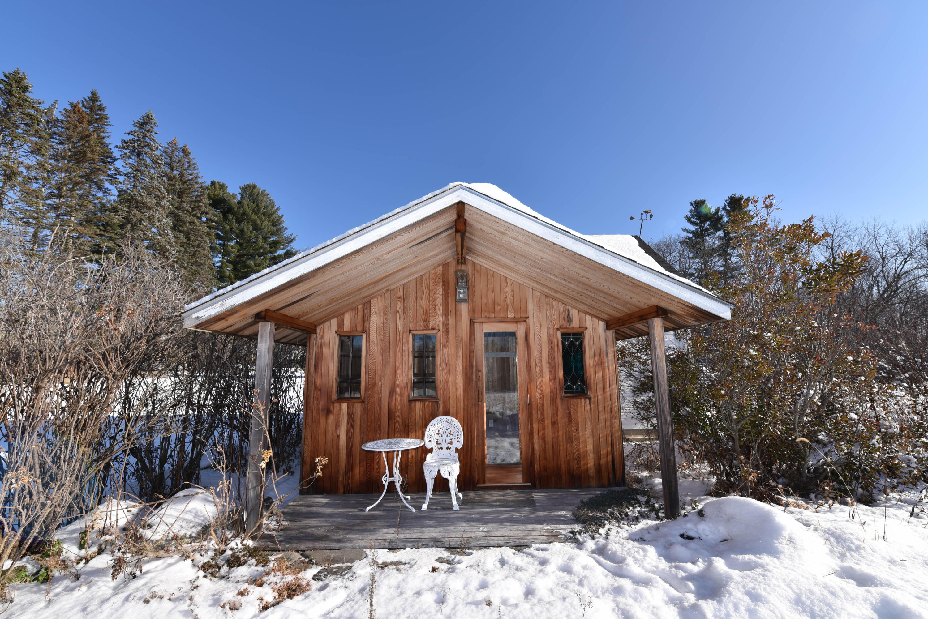 337 Intervale Road New Gloucester, ME 04260 - Photo 84 of 86 sauna in winter (1 of 1)