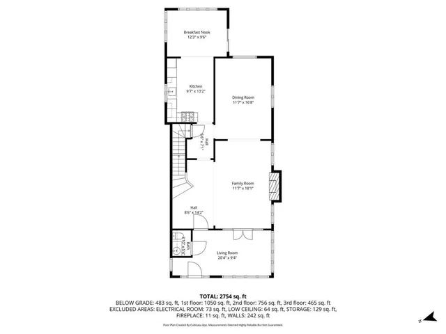 a picture of a floor plan