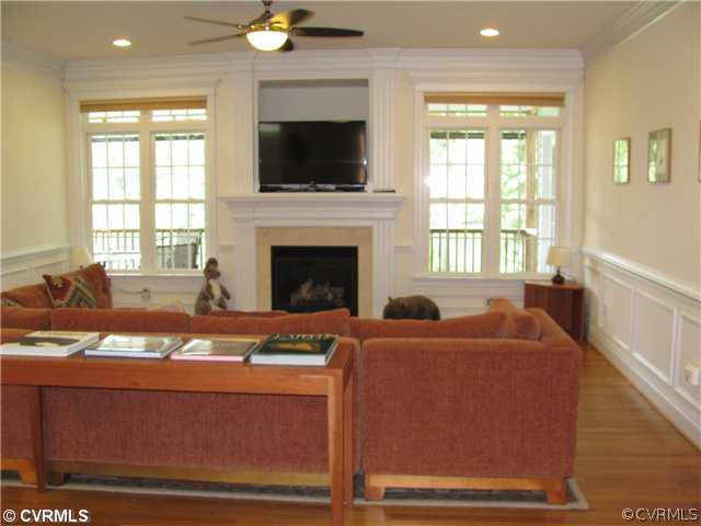 1384 Palmore Road Powhatan, VA 23139 - Photo 5 of 24 Den/Family/Great Room - Cozy Family Room has Gas F