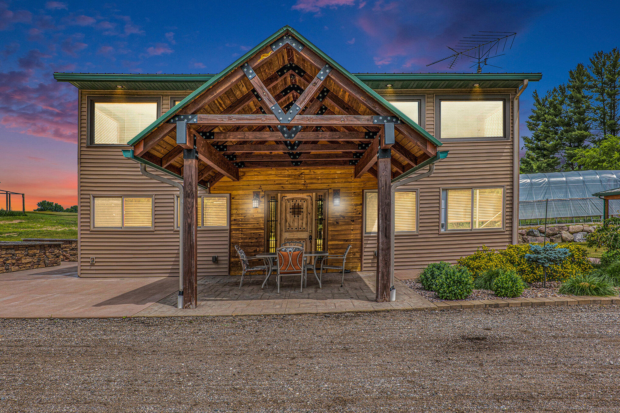 10770 21 Mile Road Evart, MI 49631 - Photo 16 of 35 Welcome Home Dusk