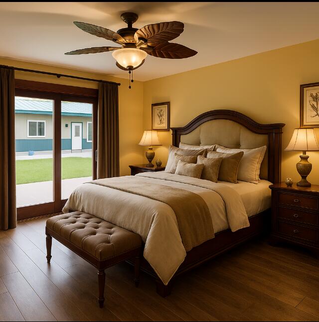 10770 21 Mile Road Evart, MI 49631 - Photo 27 of 35 Virtual staged master bedroom first floo