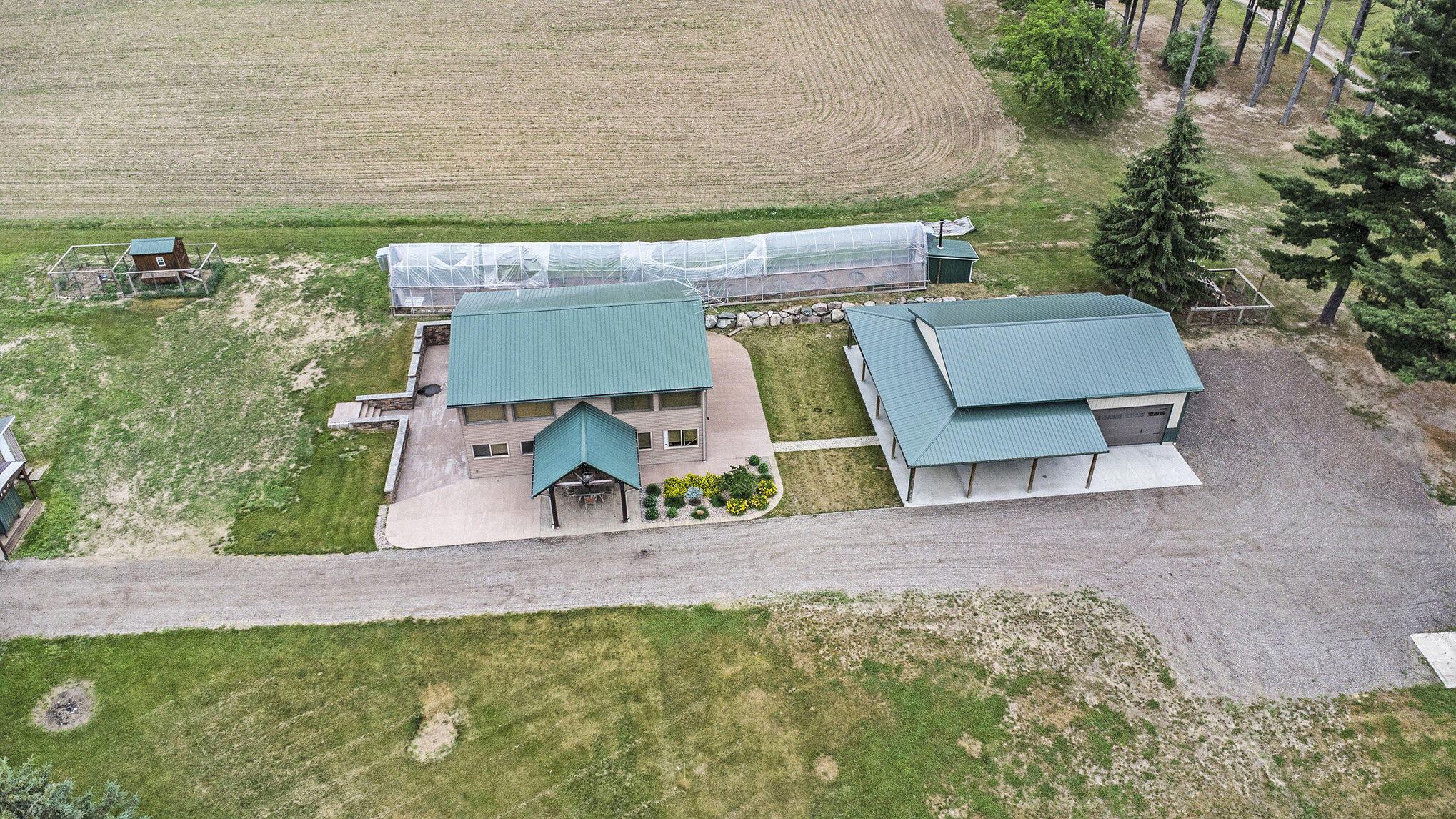 10770 21 Mile Road Evart, MI 49631 - Photo 5 of 35 Aerial Center Close