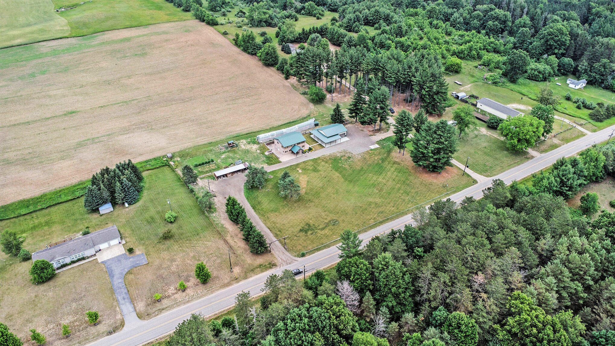10770 21 Mile Road Evart, MI 49631 - Photo 7 of 35 Aerial Left