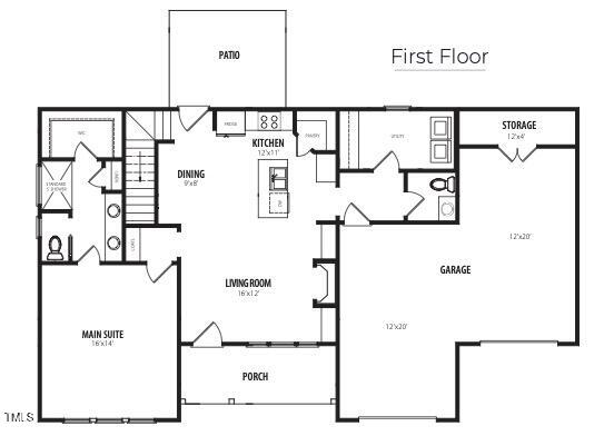 414 Springtooth Drive Zebulon, NC 27597 - Photo 3 of 4 First Floor