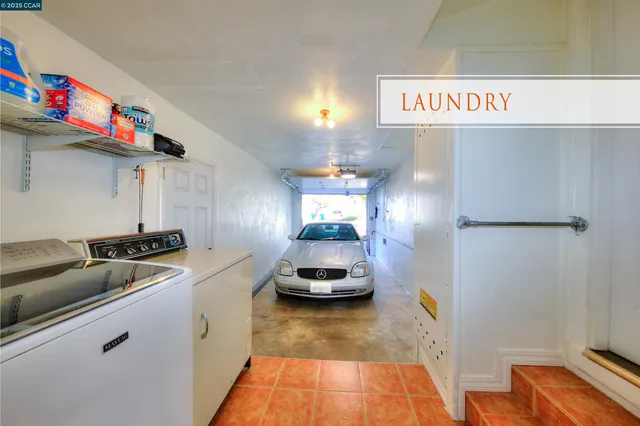 a kitchen with a refrigerator and a stove
