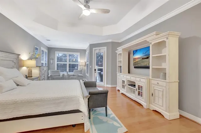 a view of a backyard with a wooden deck