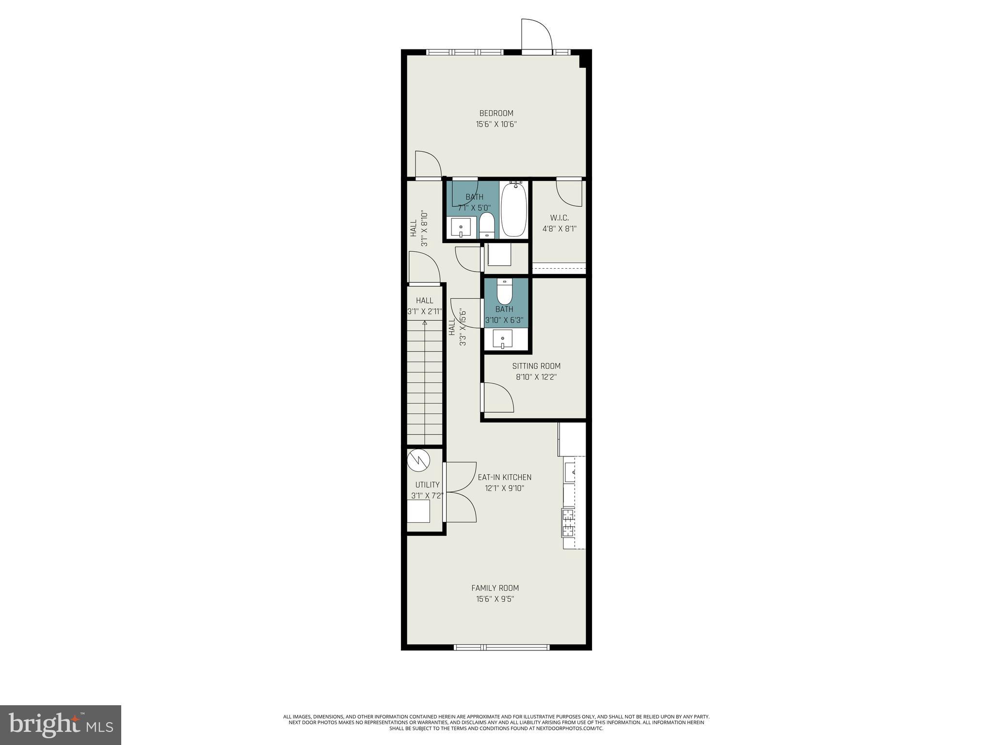 2116 4th Street Northeast, Unit A Washington, DC 20002 - Photo 17 of 17 a picture of a room with a floor plan