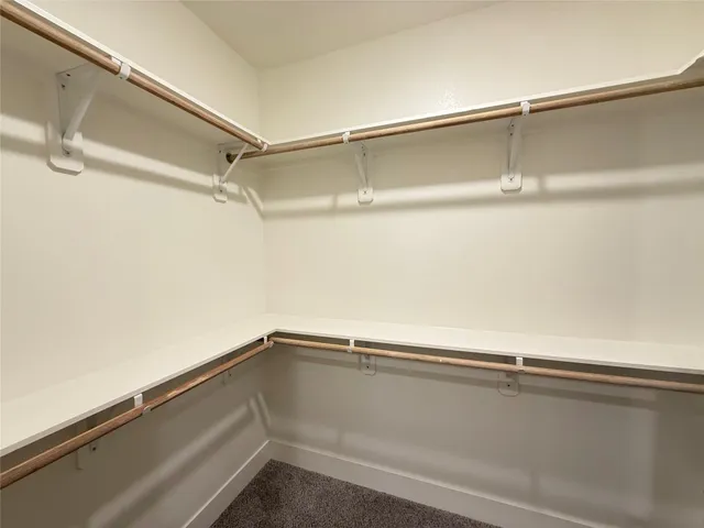 a close up view of racks on the wall