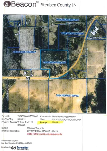 $174,000 | 120 West Orland In 46776, Orland, IN 46776