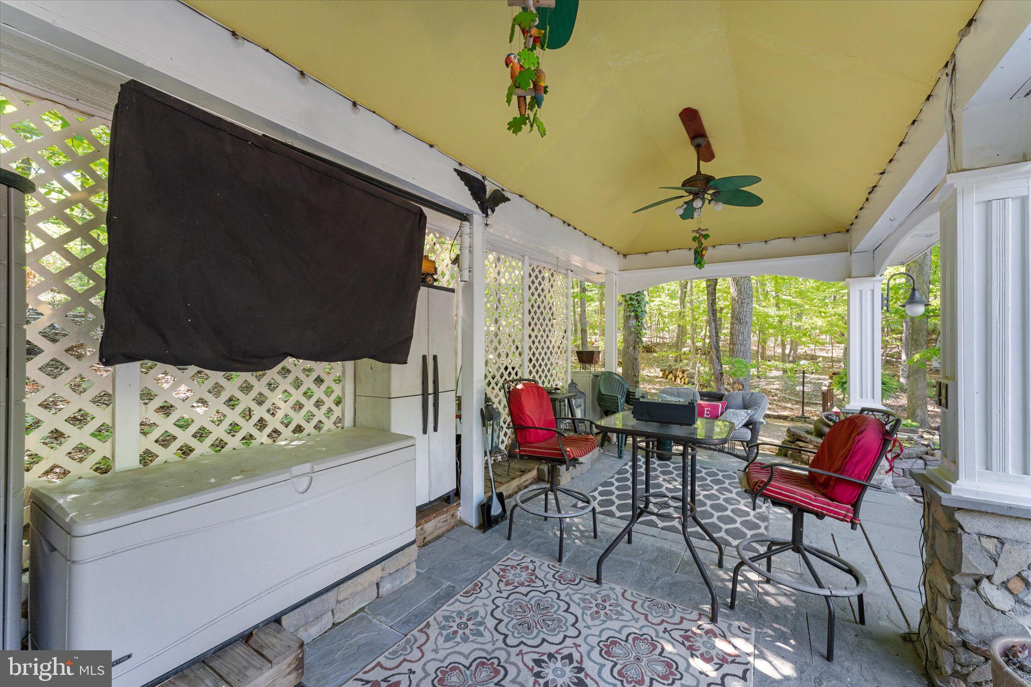 3800 Mountain Road Haymarket, VA 20169 - Photo 66 of 73 Cozy pavilion with string lights.