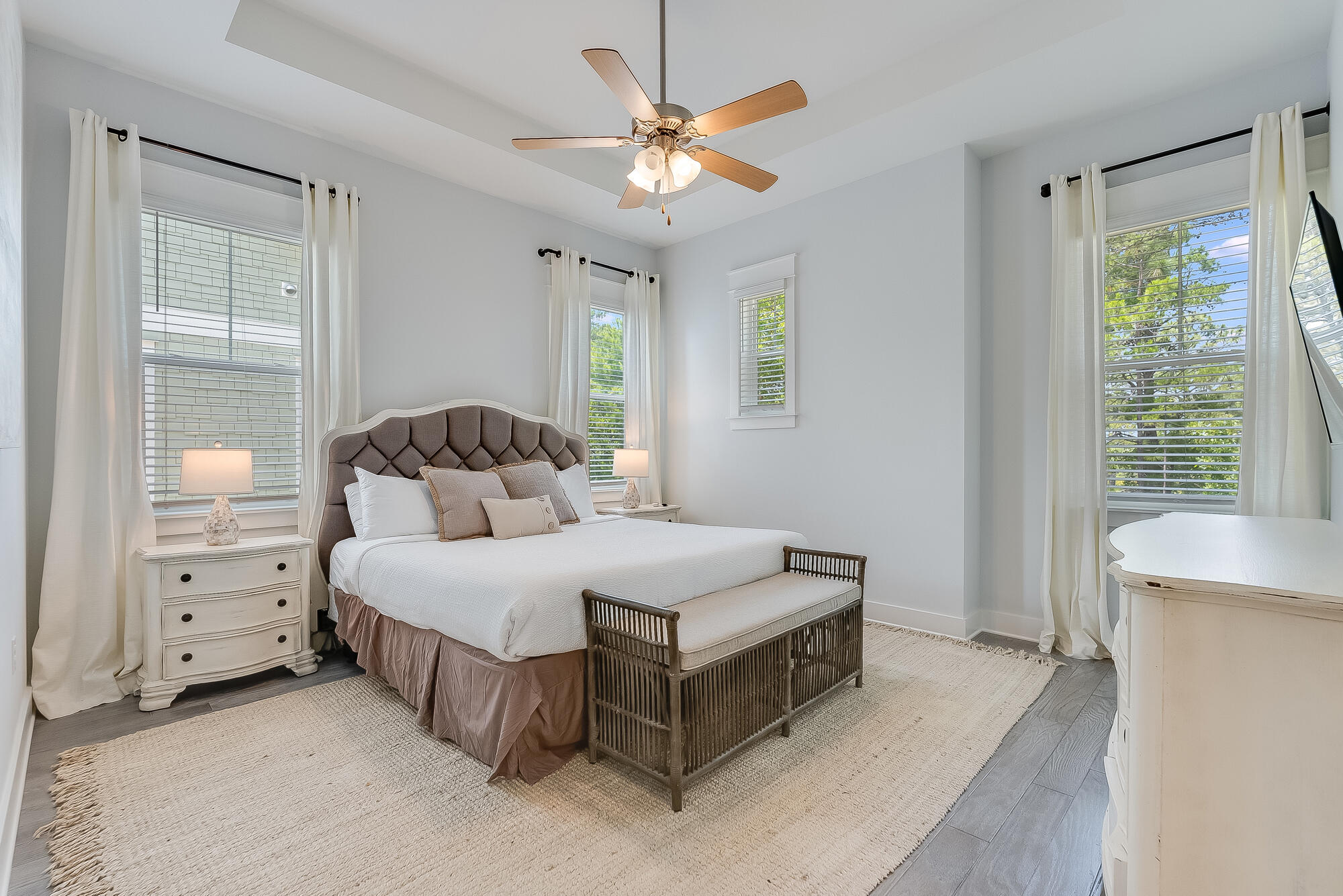 239 Milestone Drive, Unit A Inlet Beach, FL 32461 - Photo 23 of 39 a bedroom with a bed and window