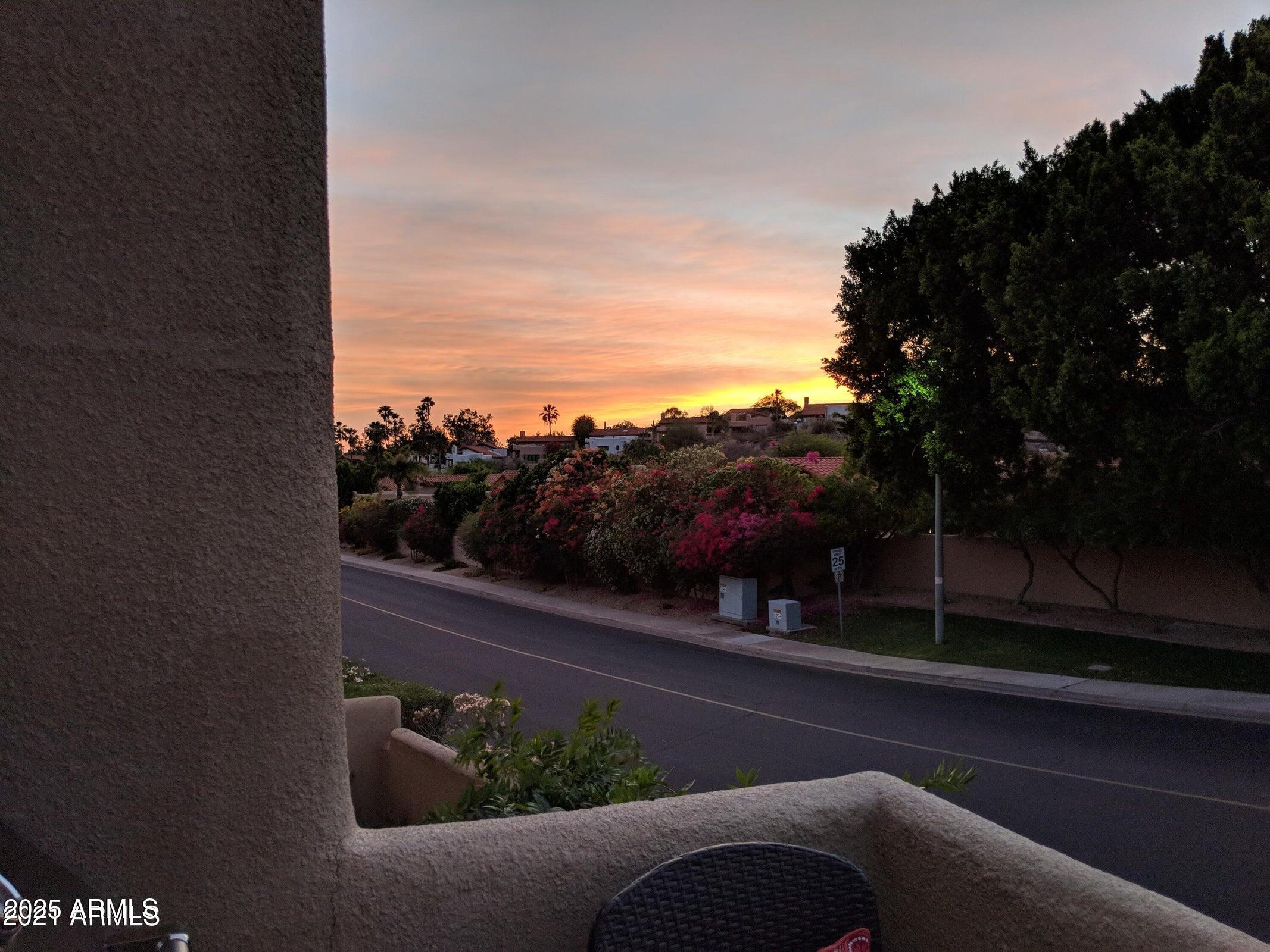 6244 North 30th Place Phoenix, AZ 85016 - Photo 25 of 26 Patio at Sunset