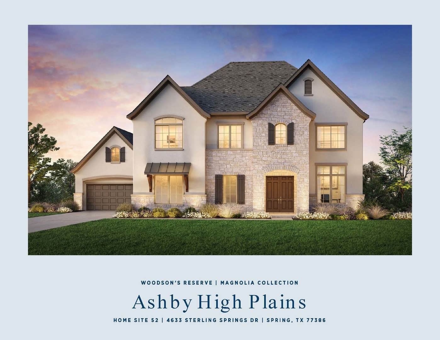 4633 Sterling Spgs Drive Spring, TX 77386 - Photo 12 of 24 a black and white house with a big yard