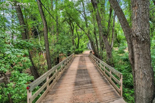 a view of an outdoor space with a lake view
