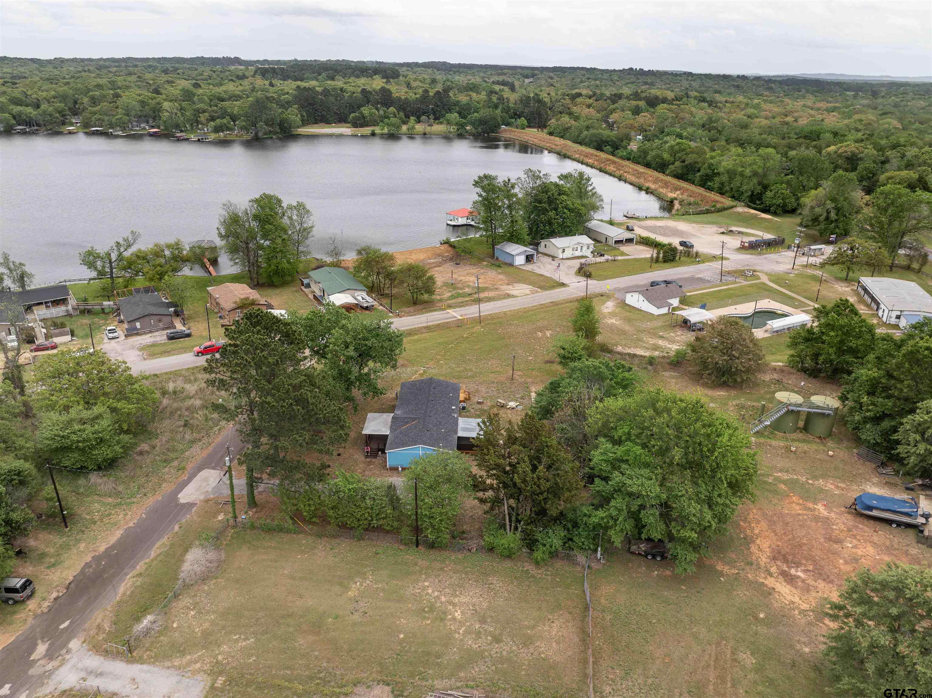 161 Clearview Circle Murchison, TX 75778 - Photo 15 of 47 an aerial view of a houses with lake view