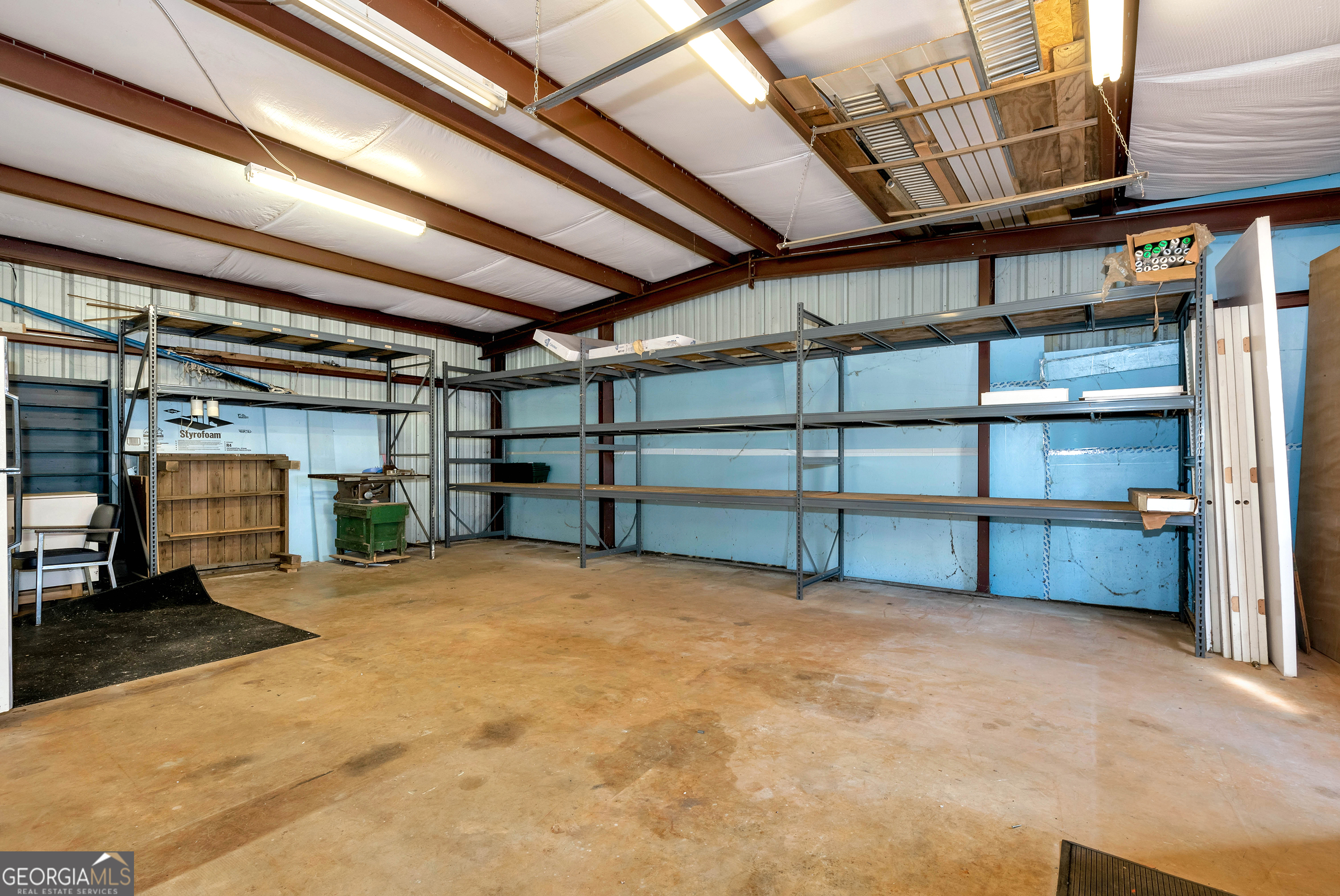 303 Jennys Cove Road Cleveland, GA 30528 - Photo 54 of 60 a view of an empty room with a garage