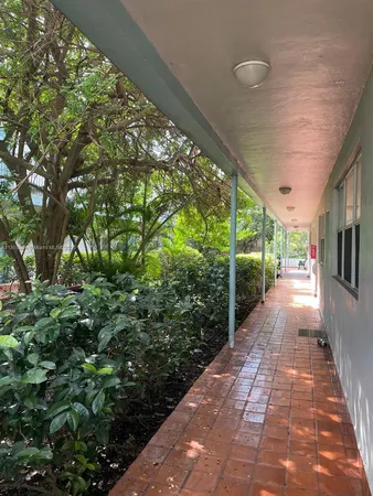 a view of a garden