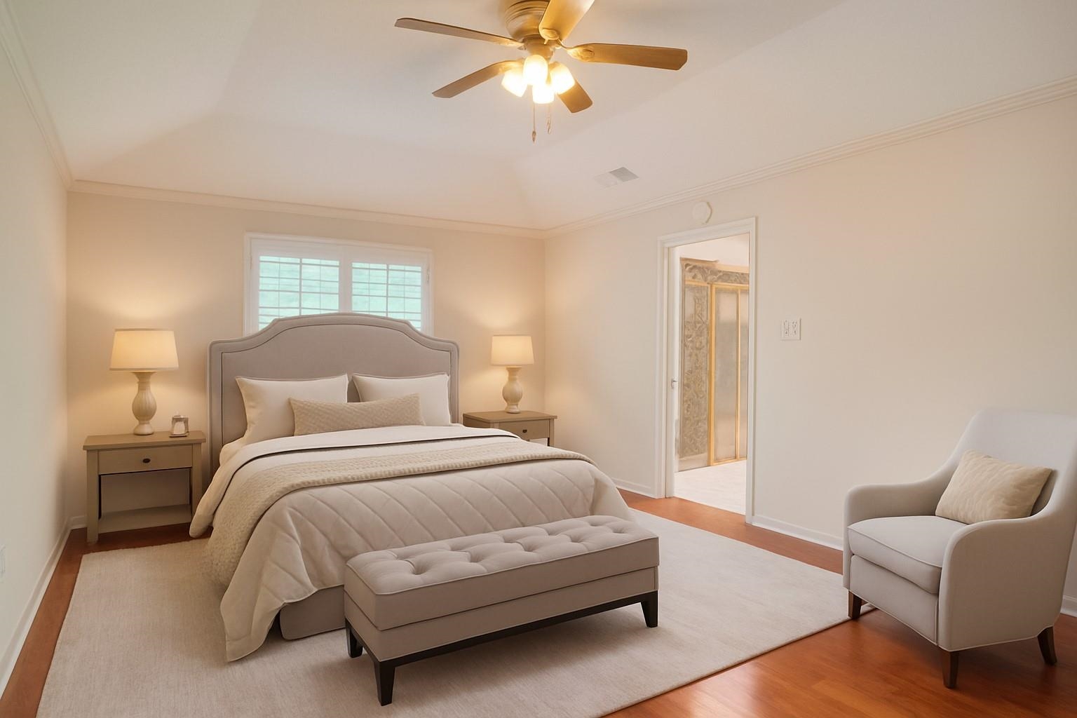 8225 Walnut Grove Road Memphis, TN 38018 - Photo 14 of 29 a bedroom with a bed and a couch