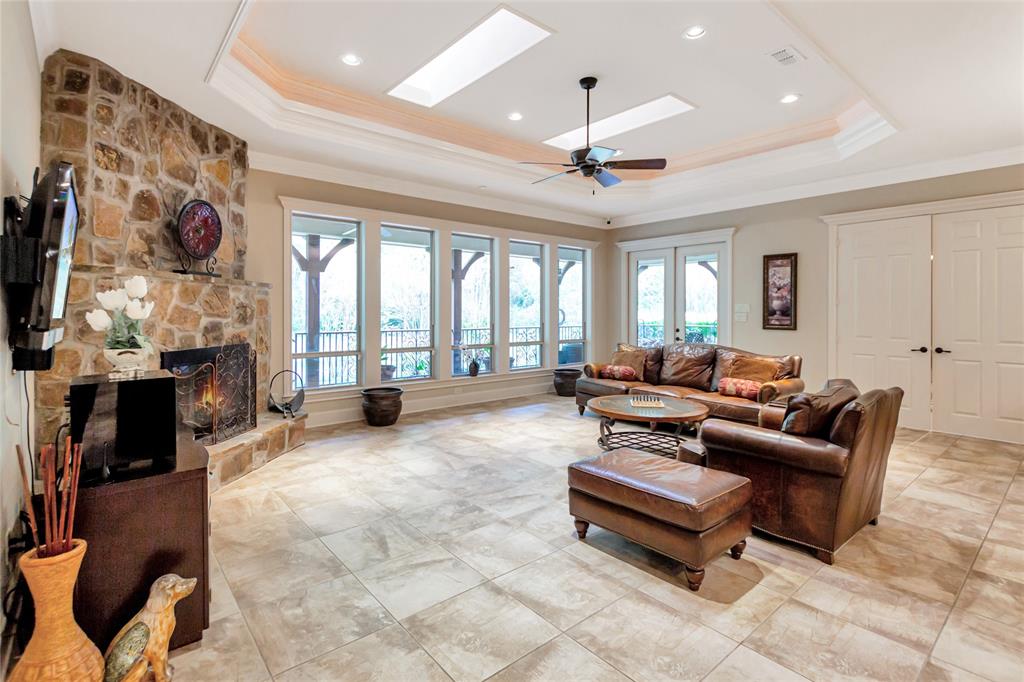 8350 FM 346 Flint, TX 75762 - Photo 22 of 39 a living room with furniture and a fireplace