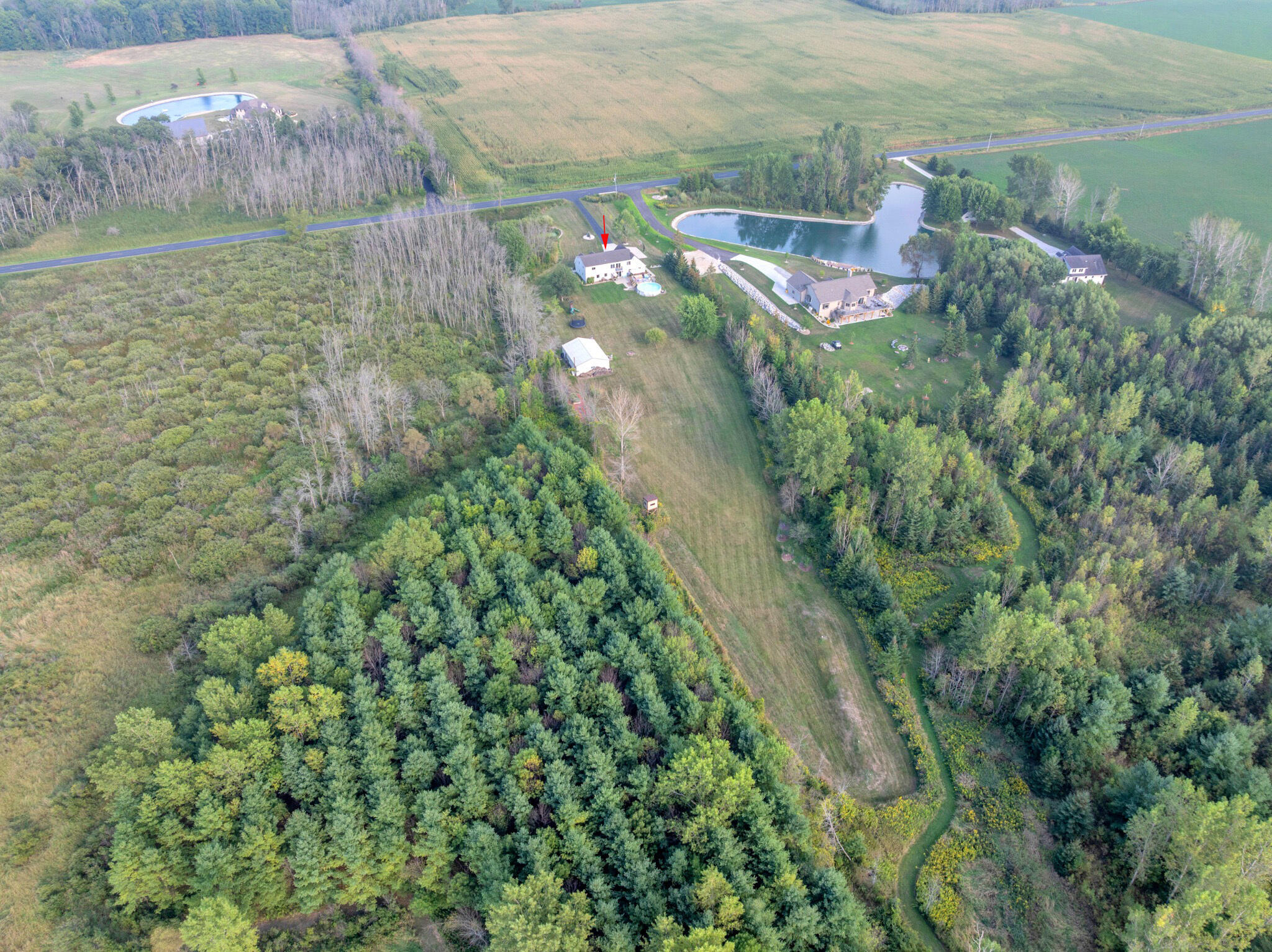 514 North Alverno Road Manitowoc Rapids, WI 54220 - Photo 41 of 44 Aerial Property