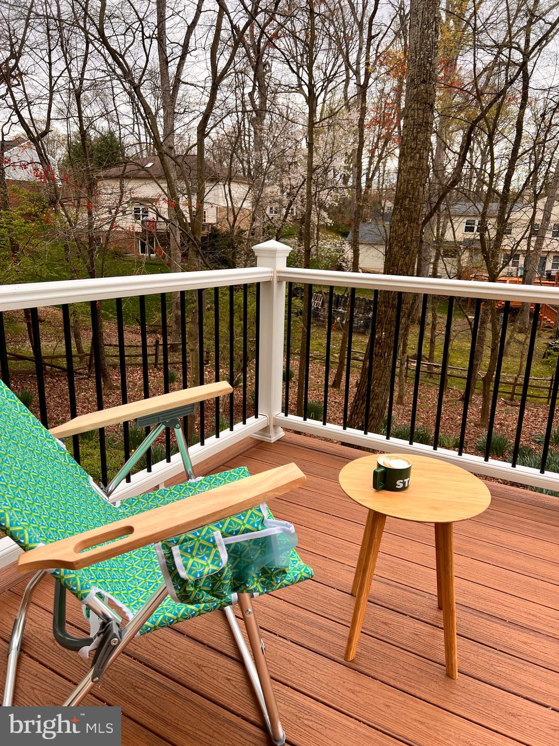 1509 Snughill Court Vienna, VA 22182 - Photo 7 of 12 a view of a chair and tables on the roof deck