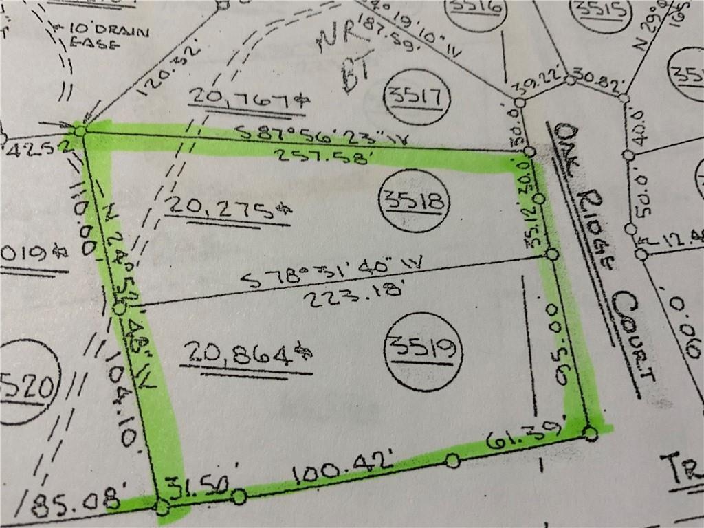 0 Oak Ridge Court Jasper, GA 30143 - Photo 6 of 7 a close up of a sign