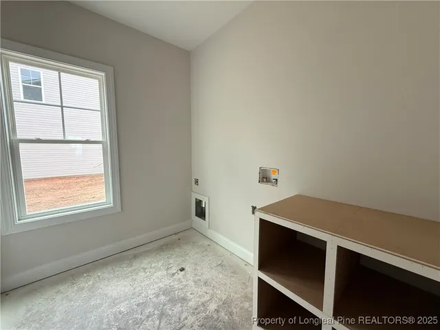 a room with storage and utility