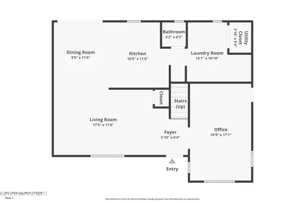 a picture of floor with a white wall and picture