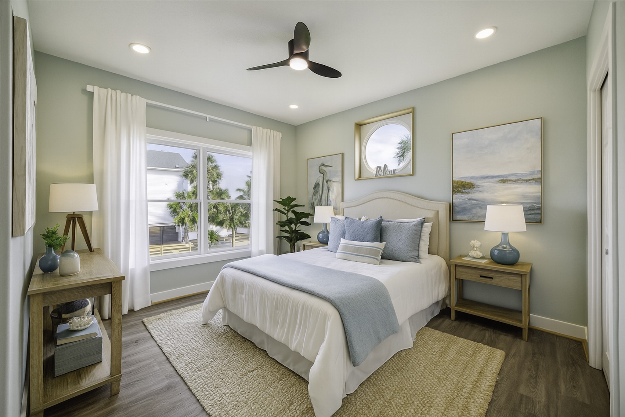 1322 Outrigger Street Tiki Island, TX 77554 - Photo 18 of 46 a bedroom with a bed and a window