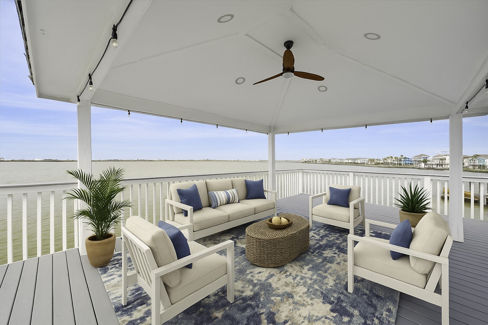 1322 Outrigger Street Tiki Island, TX 77554 - Photo 37 of 46 a living room with patio furniture