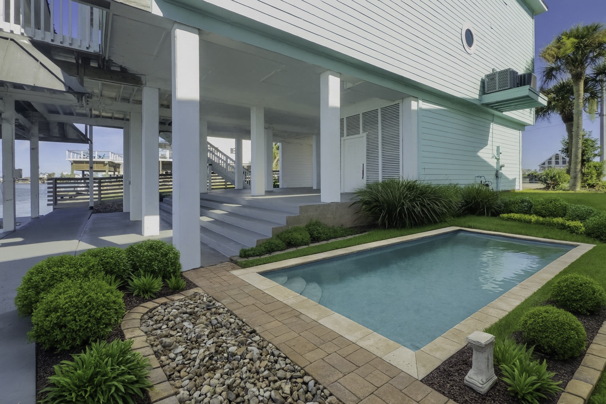1322 Outrigger Street Tiki Island, TX 77554 - Photo 42 of 46 a view of swimming pool with patio