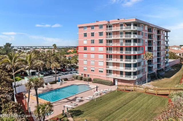 a view of a city and ocean view
