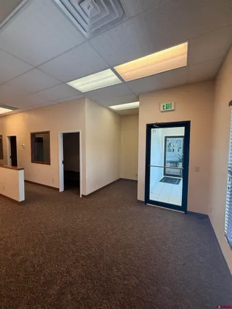 a view of a livingroom with an oven