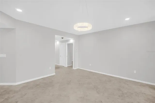 a view of an empty room