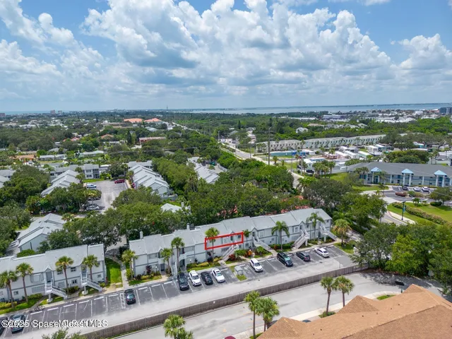 an aerial view of city