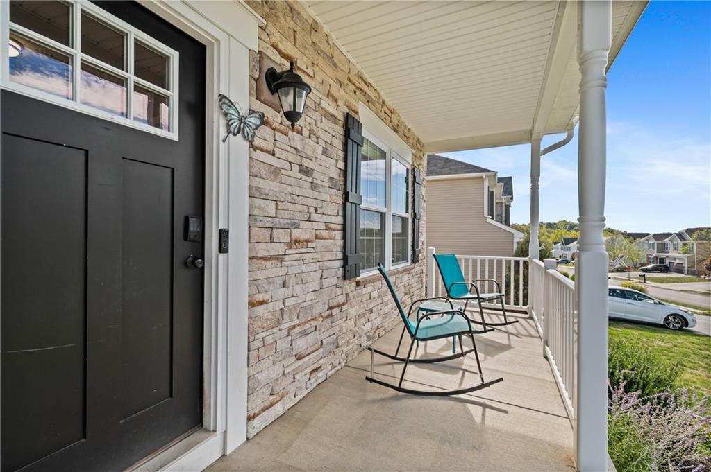 43 Trotter Lane Clinton, PA 15026 - Photo 24 of 34 a view of a chair with a door and chair