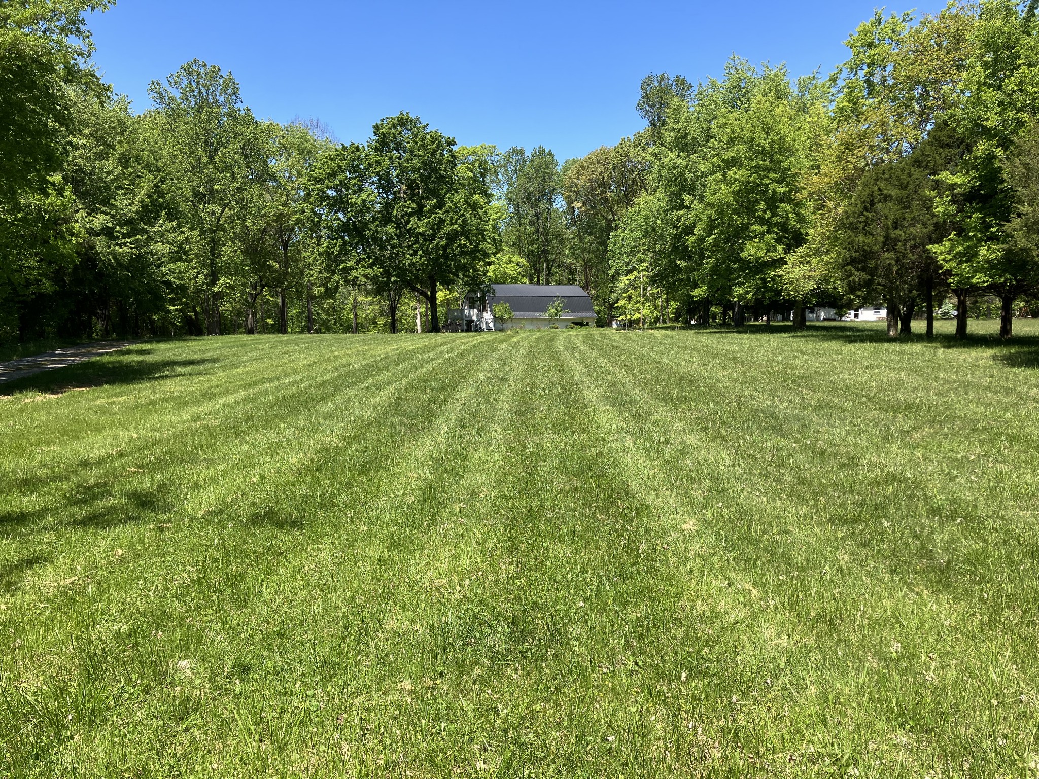 255 S Road Cottontown, TN 37048 - Photo 4 of 35 a view of a field with trees in the background