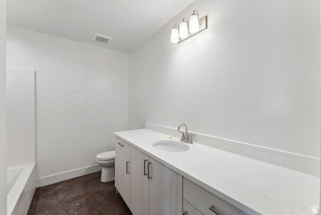 1619 North Angel Street West Layton, UT 84041 - Photo 10 of 32 Full bathroom featuring vanity and concrete flooring