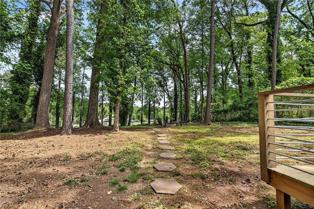1344 Midlawn Drive Decatur, GA 30032 - Photo 80 of 87 a view of a yard with trees
