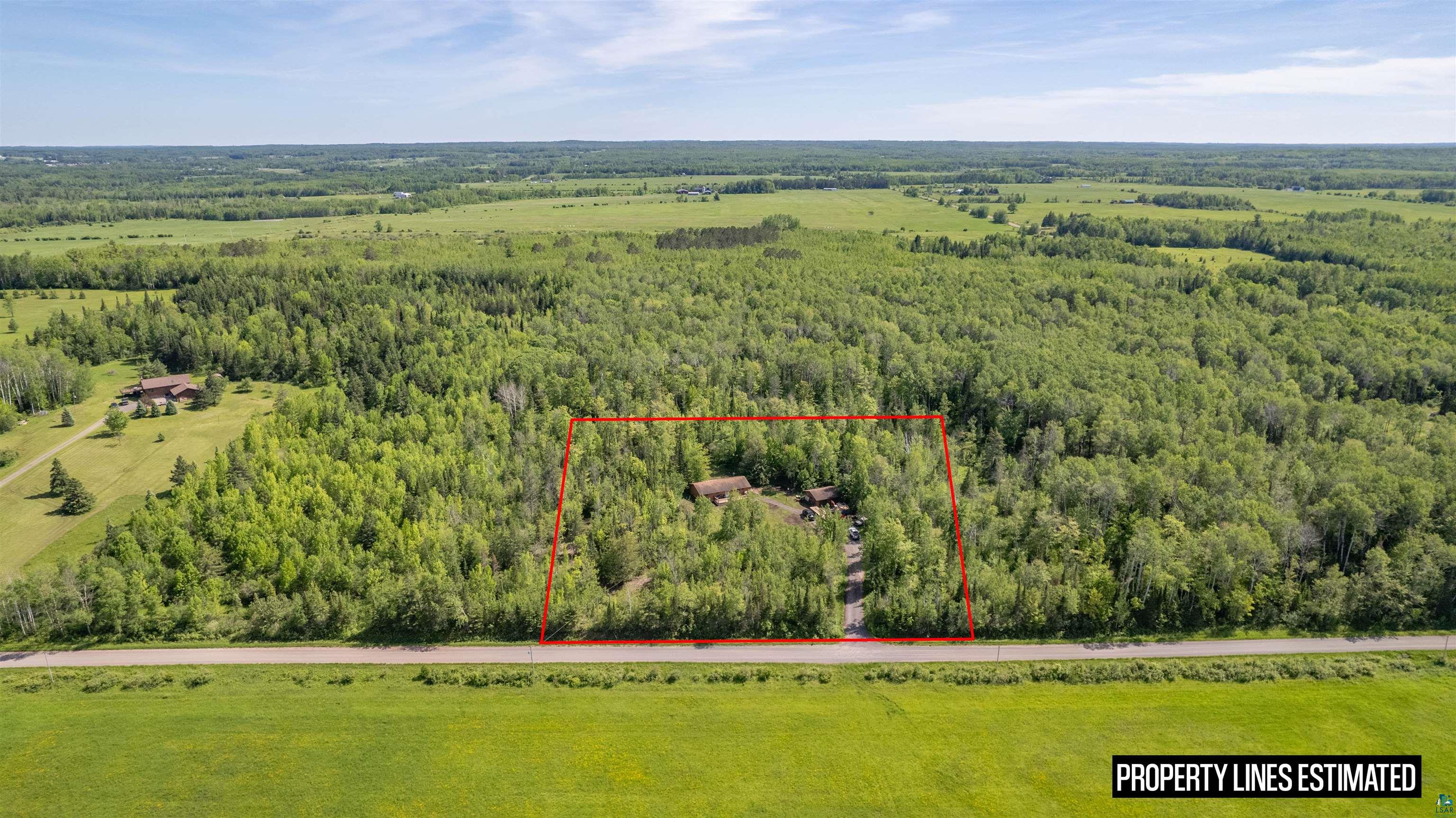 9076 East Moonshine Road South Range, WI 54874 - Photo 20 of 26 View of bird's eye view
