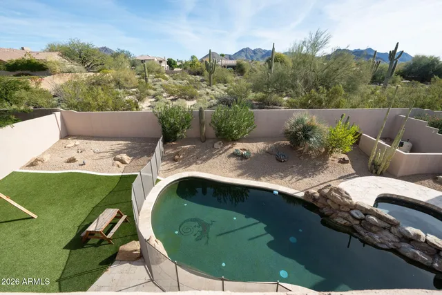 a view of outdoor space and outdoor seating