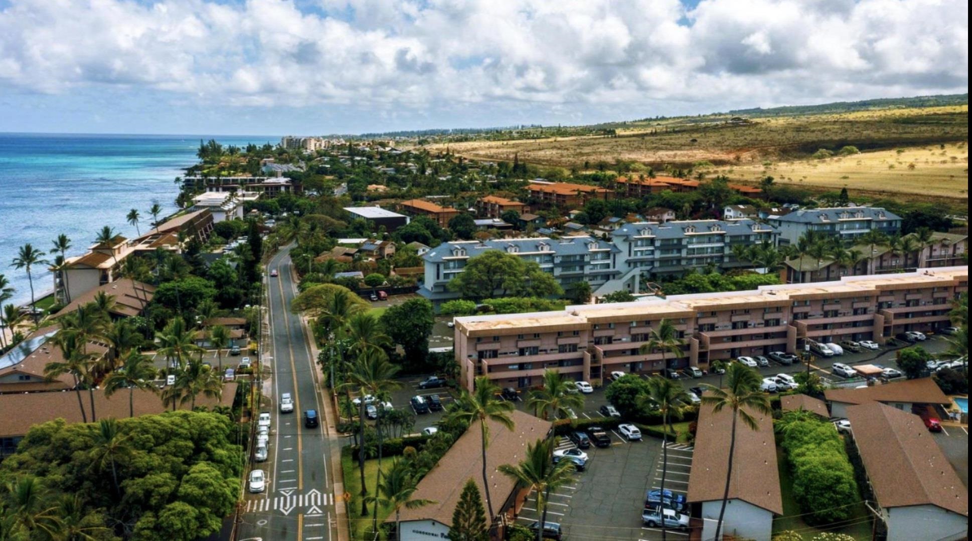 3676 Lower Honoapiilani Road, Unit F102 Lahaina, HI 96761 - Photo 12 of 12 a view of a city with an ocean view
