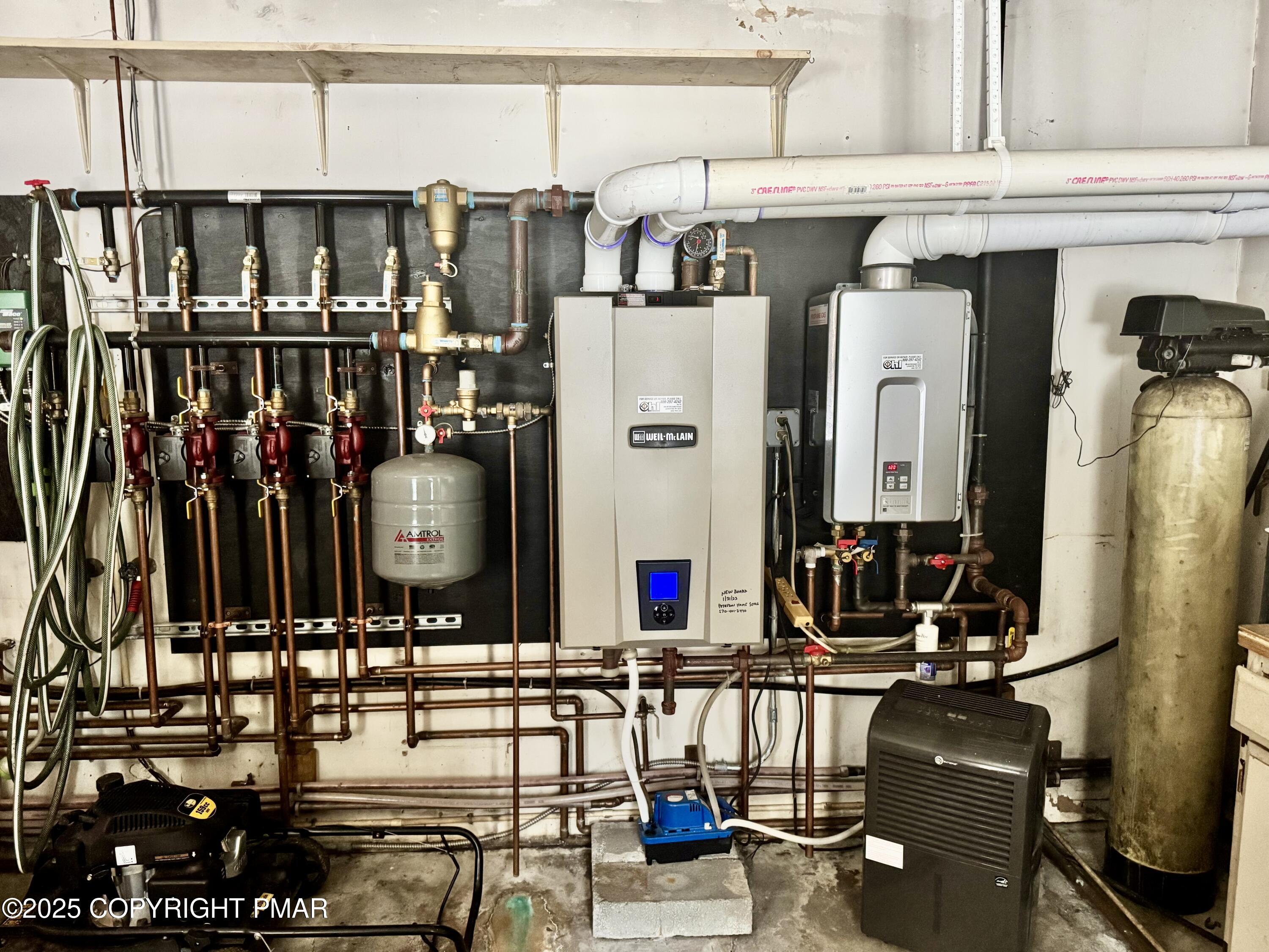 59 Chestnut Road Lake Harmony, PA 18624 - Photo 30 of 33 new heat system in the garage