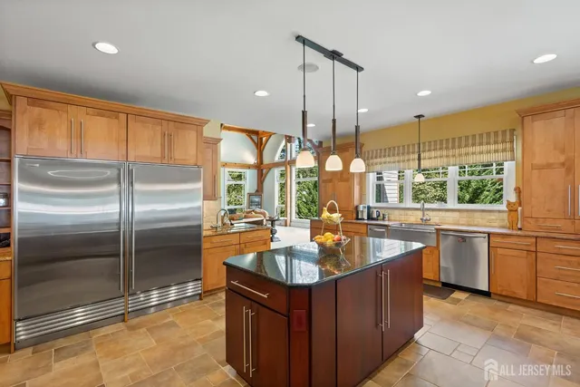 a view of a balcony with wooden floor and a potted plant