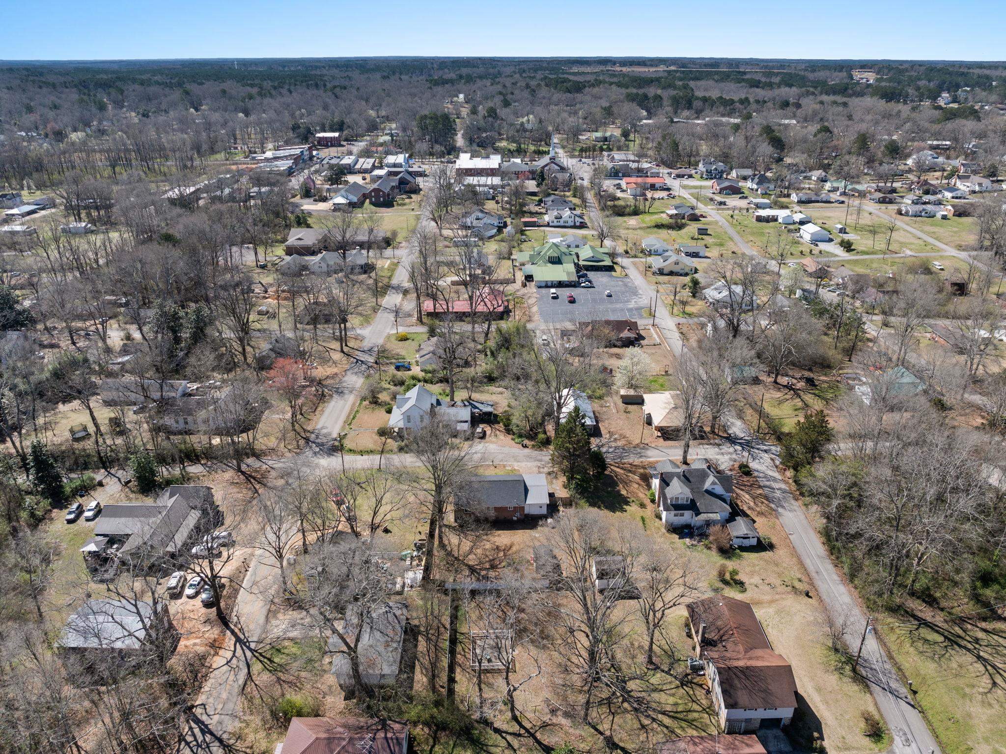 102 West 5th Street Iuka, MS 38852 - Photo 29 of 33 Aerial overview of property's location with nearby suburban area