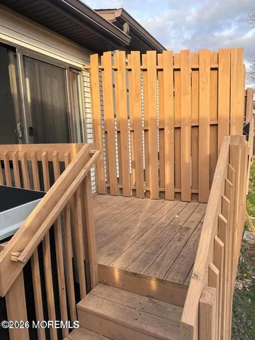 a view of wooden floor